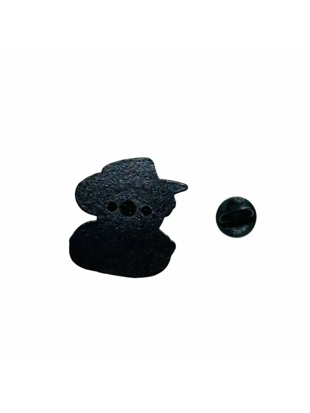 ⭐Pin Cartoon Geometric Little Yellow Duck Wearing A Hat Metal Brooch Cowboy Hat
